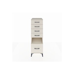 Kronos Dolap Tek Raflı 5 Çekmeceli 44x59x134 Aytaşı-aytaşı