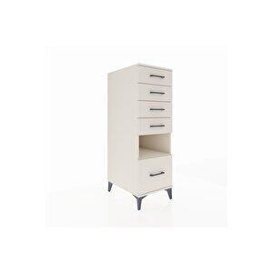 Kronos Dolap Tek Raflı 5 Çekmeceli 44x59x134 Aytaşı-aytaşı
