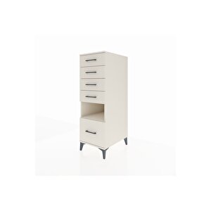 Kronos Dolap Tek Raflı 5 Çekmeceli 44x59x134 Aytaşı-aytaşı