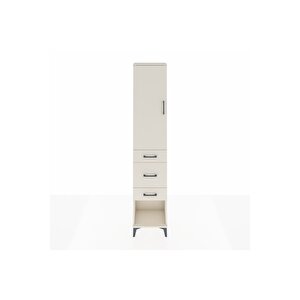 Arges Dolap 2 Raflı 3 Çekmeceli Tek Askılı 44x30x221 Aytaşı-aytaşı