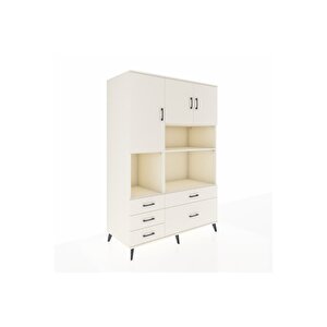 Kronos Dolap 8 Raflı 5 Çekmeceli 3 Kapaklı 132x59x195 Aytaşı-aytaşı/aytaşı