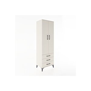 Hyperion Dolap 4 Raflı 3 Çekmeceli 2 Kapaklı 60x44x195 Aytaşı-aytaşı