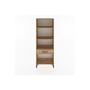 Arges Dolap 3 Raflı Tek Çekmeceli 60x30x163 Çam-çam