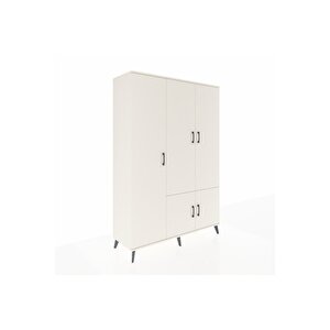 Hyperion Dolap 7 Raflı 5 Kapaklı Tek Askılı 132x44x195 Aytaşı-aytaşı/antrasit