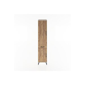 Hyperion Dolap 3 Raflı Tek Çekmeceli Tek Askılı 44x44x221 Aytaşı-çam