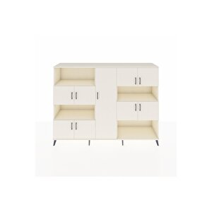 Hyperion Dolap 10 Raflı 9 Kapaklı 220x44x163 Aytaşı-aytaşı