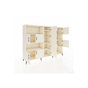 Hyperion Dolap 10 Raflı 9 Kapaklı 220x44x163 Aytaşı-aytaşı