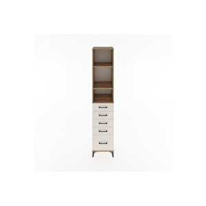 Hyperion Dolap 3 Raflı 5 Çekmeceli 44x44x221 Çam-aytaşı