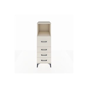 Kronos Dolap Tek Raflı 4 Çekmeceli 44x59x134 Aytaşı-aytaşı