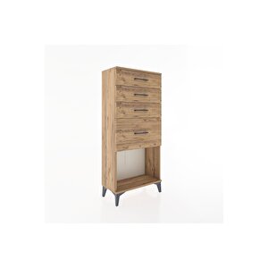 Hyperion Dolap 4 Çekmeceli 60x44x134 Çam-çam