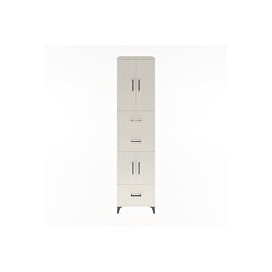 Hyperion Dolap 3 Raflı 3 Çekmeceli 4 Kapaklı 60x44x243 Aytaşı-aytaşı