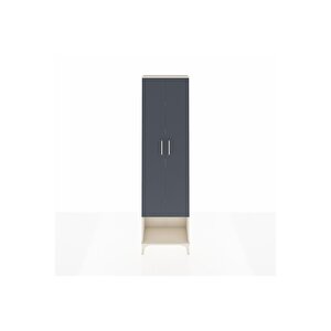 Arges Dolap 5 Raflı 2 Kapaklı 60x30x221 Aytaşı-antrasit