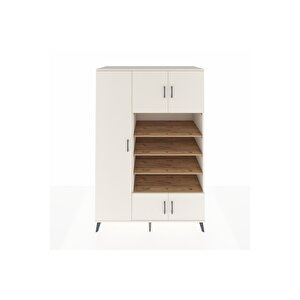 Kronos Dolap 10 Raflı 5 Kapaklı 132x59x195 Aytaşı-aytaşı/çam