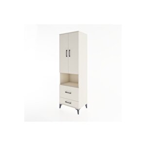 Hyperion Dolap 4 Raflı 2 Çekmeceli 2 Kapaklı 60x44x195 Aytaşı-aytaşı
