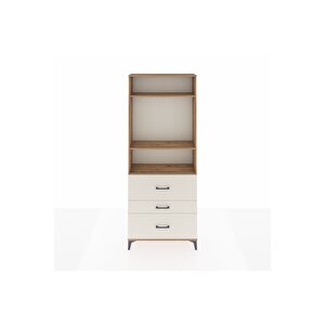 Arges Dolap 3 Raflı 3 Çekmeceli 88x30x221 Çam-aytaşı