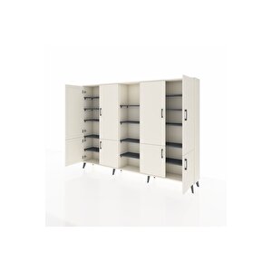 Arges Dolap 14 Raflı 8 Kapaklı 220x30x163 Aytaşı-aytaşı/antrasit