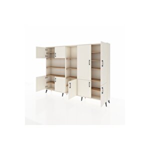 Arges Dolap 14 Raflı 9 Kapaklı 220x30x163 Aytaşı-aytaşı/çam