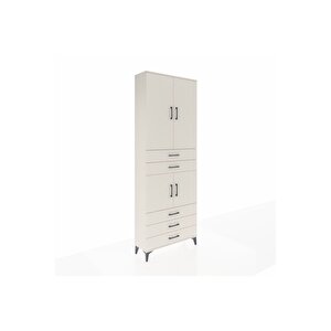 Arges Dolap 4 Raflı 5 Çekmeceli 4 Kapaklı 88x30x243 Aytaşı-aytaşı