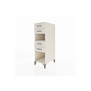 Kronos Dolap Tek Raflı 4 Çekmeceli 44x59x134 Aytaşı-aytaşı