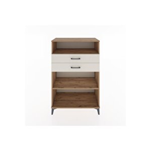 Hyperion Dolap 2 Raflı 2 Çekmeceli 88x44x134 Çam-aytaşı