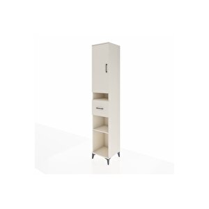Hyperion Dolap 5 Raflı Tek Çekmeceli Tek Kapaklı 44x44x243 Aytaşı-aytaşı