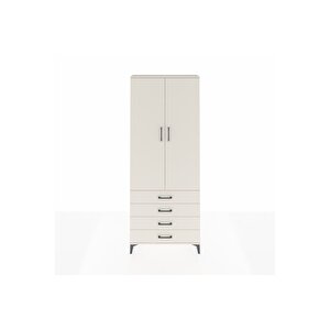 Arges Dolap 2 Raflı 4 Çekmeceli Tek Askılı 88x30x221 Aytaşı-aytaşı