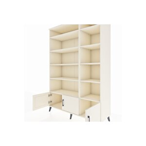 Hyperion Gardrop 10 Raflı 3 Kapaklı 132x44x195 Aytaşı-aytaşı