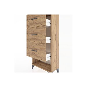 Hyperion Dolap 3 Çekmeceli 60x44x134 Çam-çam