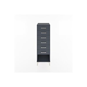 Hyperion Dolap 6 Çekmeceli 44x44x134 Antrasit-antrasit