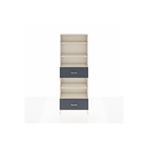Arges Dolap 5 Raflı 2 Çekmeceli 88x30x243 Aytaşı-antrasit