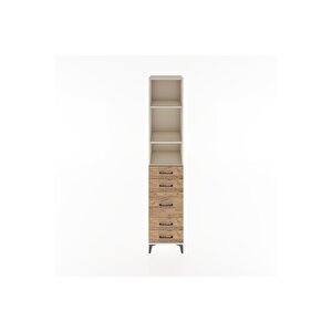 Hyperion Dolap 3 Raflı 5 Çekmeceli 44x44x221 Aytaşı-çam