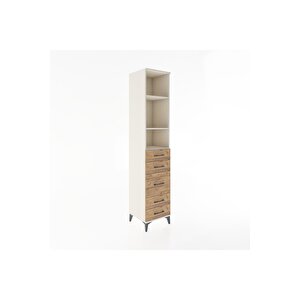 Hyperion Dolap 3 Raflı 5 Çekmeceli 44x44x221 Aytaşı-çam