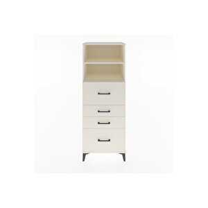 Hyperion Dolap 2 Raflı 4 Çekmeceli 60x44x163 Aytaşı-aytaşı