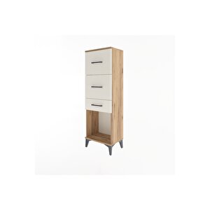 Arges Dolap 3 Çekmeceli 44x30x134 Çam-aytaşı