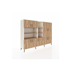 Hyperion Dolap 14 Raflı 9 Kapaklı 220x44x163 Aytaşı-çam