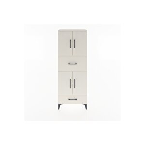 Arges Dolap 4 Raflı 2 Çekmeceli 4 Kapaklı 60x30x163 Aytaşı-aytaşı