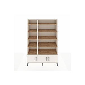 Hyperion Dolap 10 Raflı 3 Kapaklı 132x44x195 Aytaşı-aytaşı/çam