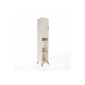 Hyperion Dolap 5 Raflı 2 Çekmeceli Tek Kapaklı 44x44x243 Aytaşı-aytaşı