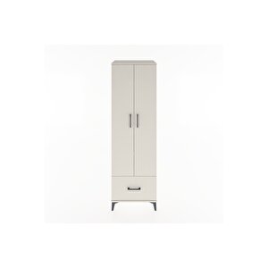 Hyperion Dolap 5 Raflı Tek Çekmeceli 2 Kapaklı 60x44x195 Aytaşı-aytaşı