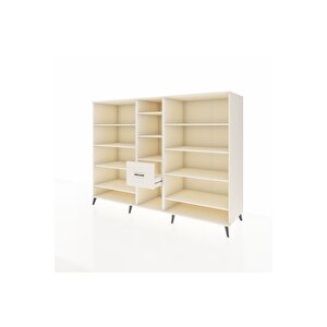 Kronos Dolap 11 Raflı 3 Çekmeceli  220x59x163 Aytaşı-aytaşı