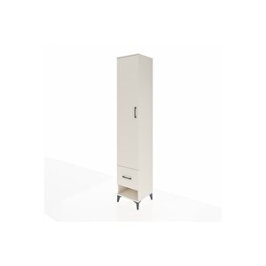 Hyperion Dolap 5 Raflı Tek Çekmeceli Tek Kapaklı 44x44x243 Aytaşı-aytaşı