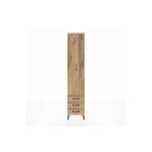 Arges Dolap 4 Raflı 3 Çekmeceli Tek Kapaklı 44x30x221 Aytaşı-çam