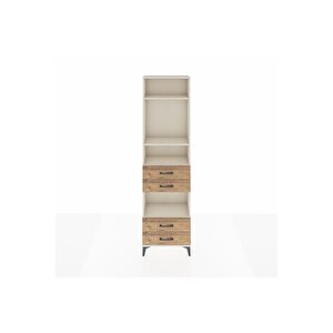 Arges Dolap 4 Raflı 4 Çekmeceli 60x30x221 Aytaşı-çam