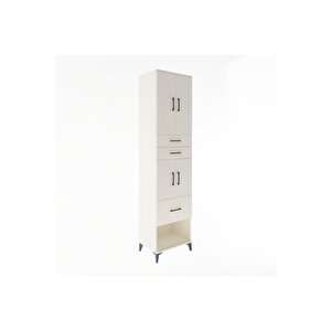 Hyperion Dolap 3 Raflı 3 Çekmeceli 4 Kapaklı 60x44x243 Aytaşı-aytaşı