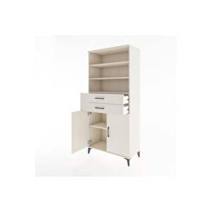 Hyperion Dolap 4 Raflı 2 Çekmeceli 2 Kapaklı 88x44x195 Aytaşı-aytaşı