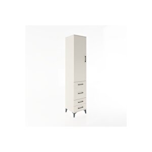 Hyperion Dolap 2 Raflı 4 Çekmeceli Tek Askılı 44x44x221 Aytaşı-aytaşı