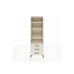 Kronos Dolap 4 Raflı 3 Çekmeceli 60x59x182 Aytaşı-aytaşı