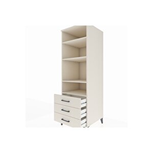 Kronos Dolap 4 Raflı 3 Çekmeceli 60x59x182 Aytaşı-aytaşı
