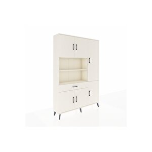 Arges Gardrop 10 Raflı Tek Çekmeceli 6 Kapaklı 132x30x195 Aytaşı-aytaşı