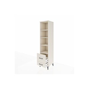 Hyperion Dolap 4 Raflı 2 Çekmeceli 44x44x195 Aytaşı-aytaşı